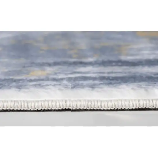 Gray Distressed Steps Abstract Area Rug Photo 6