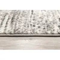 Photo of Gray Distressed Swirls Area Rug