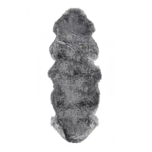 Photo of Gray Double Sheepskin - Area Rug