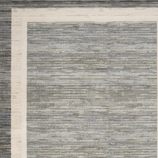 Gray Geometric Area Rug Photo 5