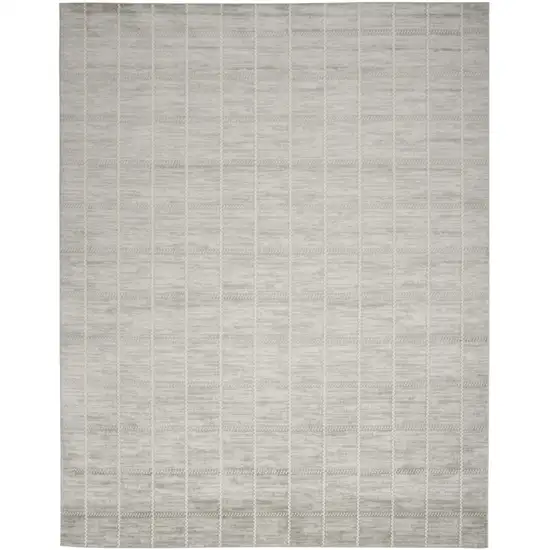 Gray Geometric Area Rug Photo 1