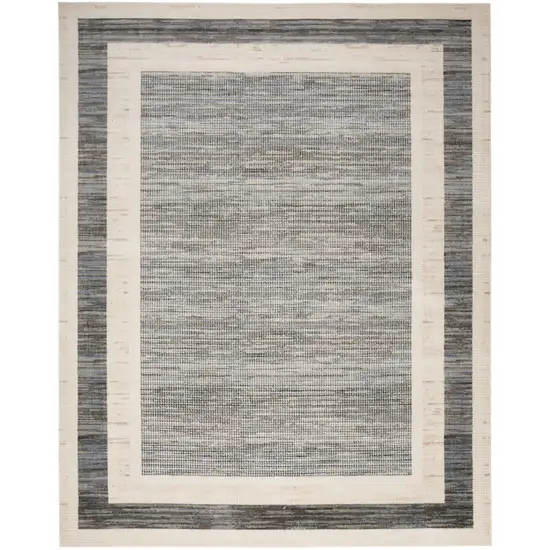 Gray Geometric Area Rug Photo 6