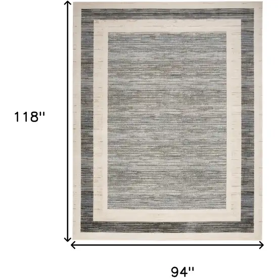 Gray Geometric Area Rug Photo 9