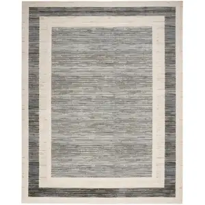 Photo of Gray Geometric Area Rug