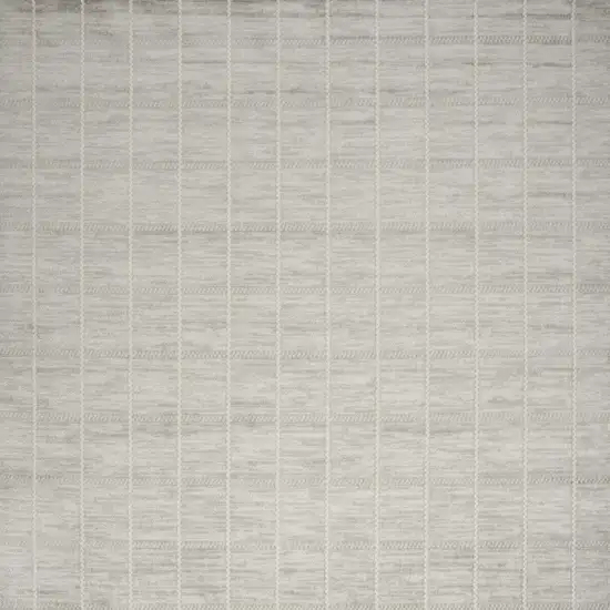 Gray Geometric Area Rug Photo 5