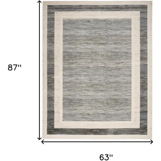 Gray Geometric Area Rug Photo 9