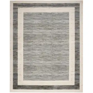 Photo of Gray Geometric Area Rug