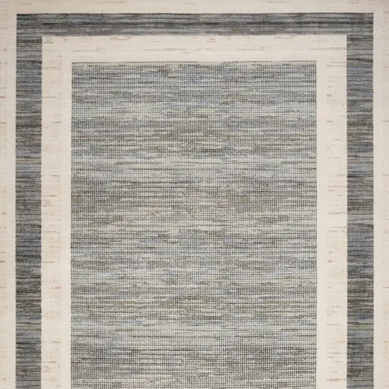 Gray Geometric Area Rug Photo 6