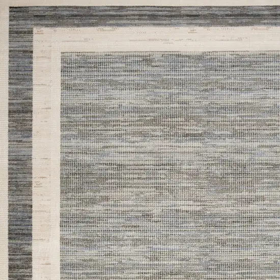 Gray Geometric Area Rug Photo 5