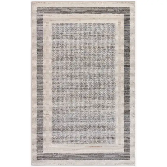 Gray Geometric Area Rug Photo 1