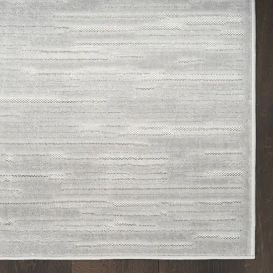 Gray Geometric Area Rug Photo 5