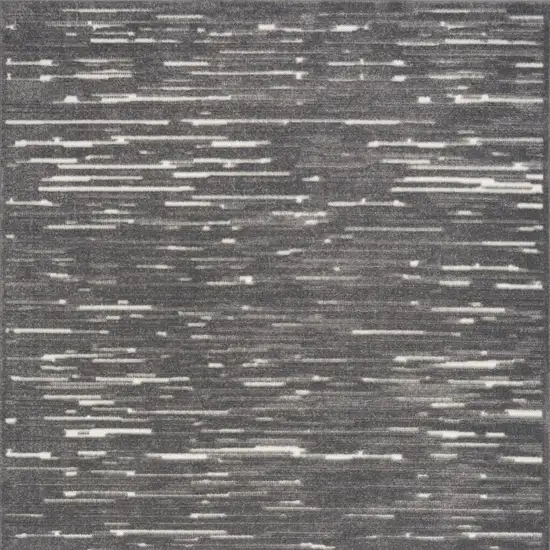 Gray Geometric Area Rug Photo 7