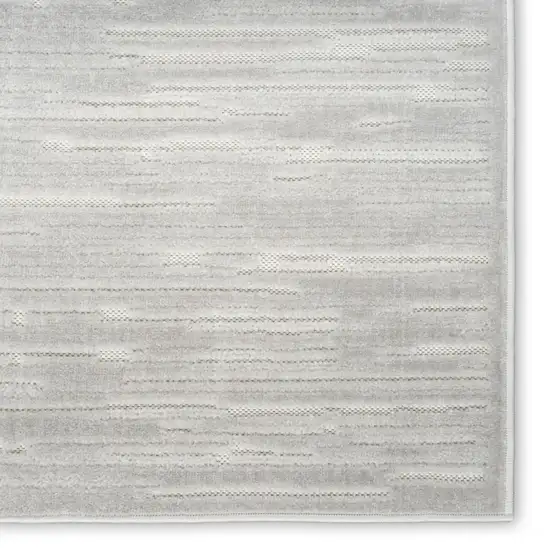 Gray Geometric Area Rug Photo 5