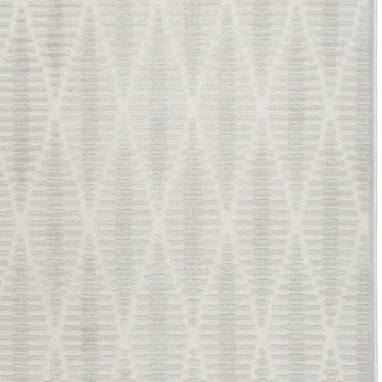 Gray Geometric Area Rug Photo 7