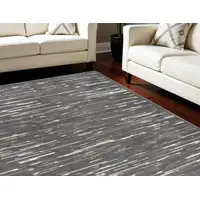 Photo of Gray Geometric Area Rug