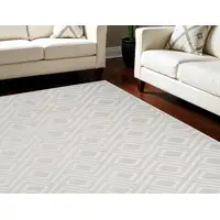 Photo of Gray Geometric Area Rug