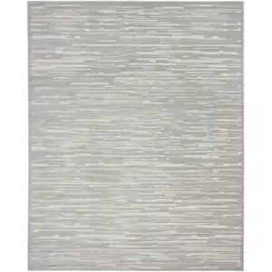 Photo of Gray Geometric Area Rug