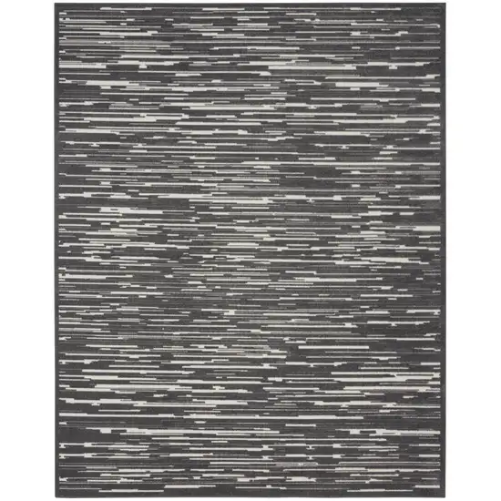 Gray Geometric Area Rug Photo 4