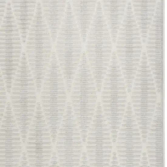 Gray Geometric Area Rug Photo 7