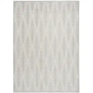 Photo of Gray Geometric Area Rug