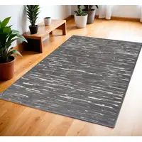 Photo of Gray Geometric Area Rug