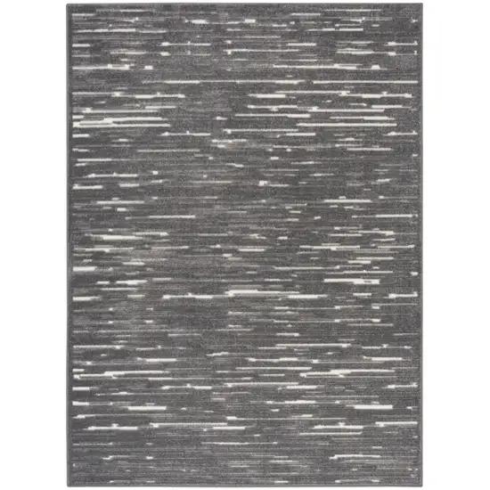 Gray Geometric Area Rug Photo 4