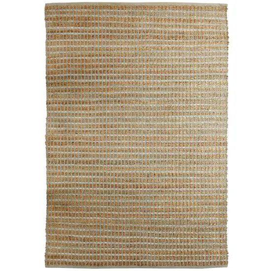 Gray Grid Farmhouse Area Rug Photo 1