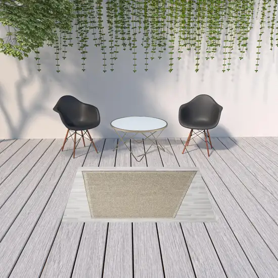 Gray Handmade Indoor Outdoor Area Rug Photo 3