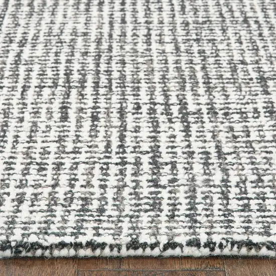 Gray Interwoven Maze Area Rug Photo 4