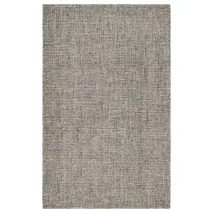 Photo of Gray Interwoven Maze Area Rug