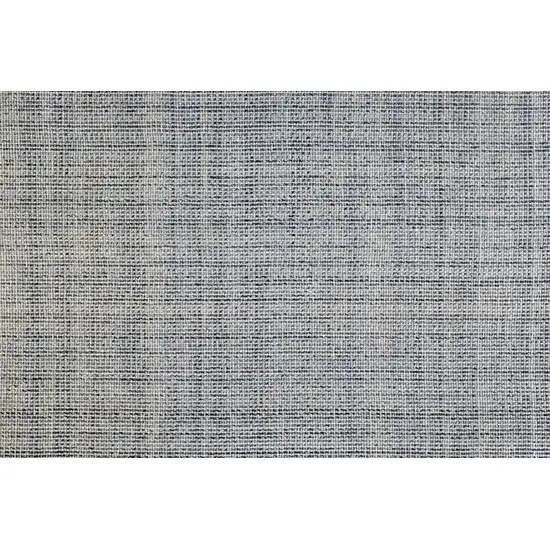 Gray Ivory And Blue Hand Woven Area Rug Photo 9