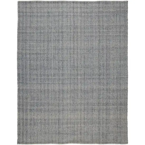 Gray Ivory And Blue Hand Woven Area Rug Photo 1