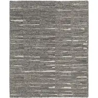 Photo of Gray Ivory and Taupe Abstract Hand Woven Area Rug