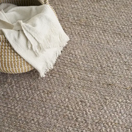 Gray Jute Hand Woven Area Rug Photo 7