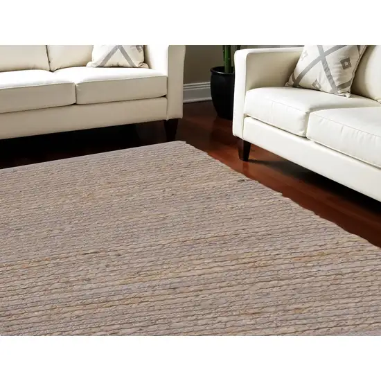 Gray Jute Hand Woven Area Rug Photo 1