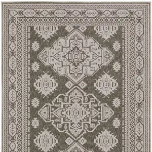 Photo of Gray Medallion Area Rug