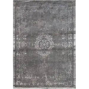 Photo of Gray Medallion Non Skid Area Rug