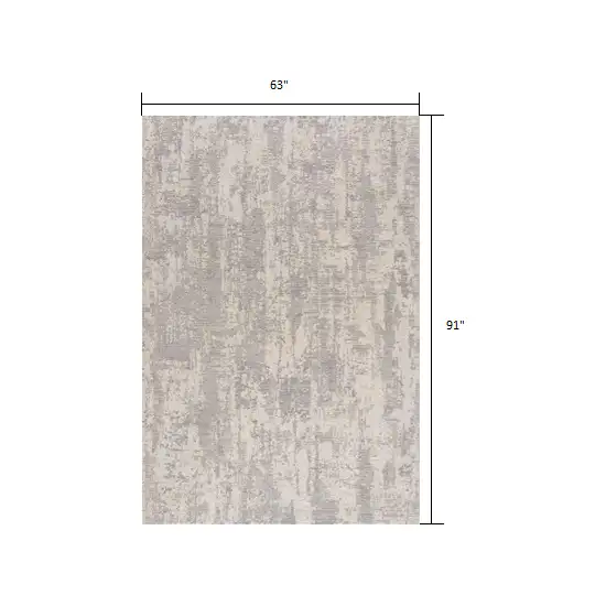 Gray Metro Modern Abstract Area Rug Photo 2