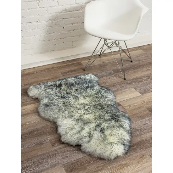 Gray Mist New Zealand Natural Sheepskin Rug Photo 3