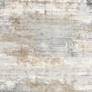 Photo of Gray Mod Distressed Strokes Area Rug