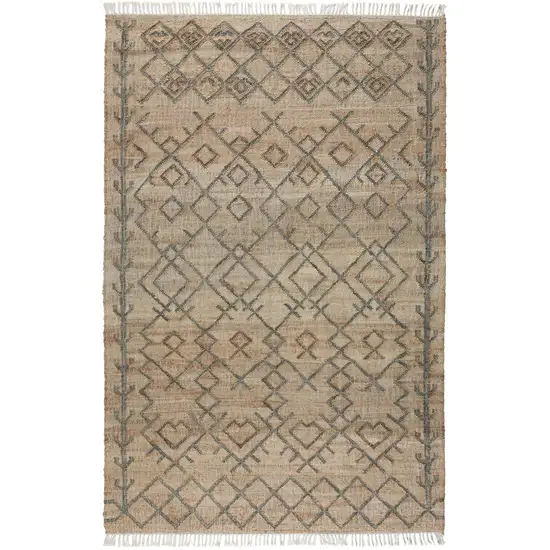 Gray Moroccan Hand Woven Area Rug Photo 1