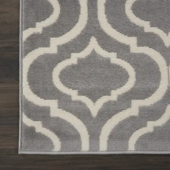 Gray Moroccan Power Loom Area Rug Photo 8