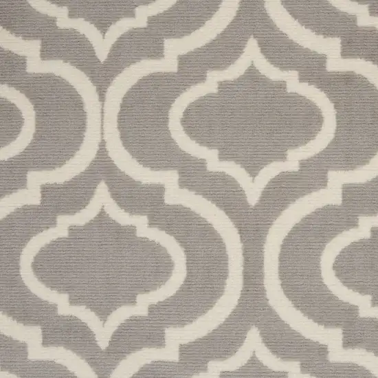 Gray Moroccan Power Loom Area Rug Photo 8