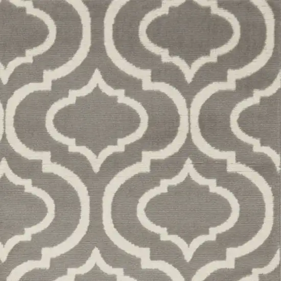 Gray Moroccan Power Loom Area Rug Photo 4