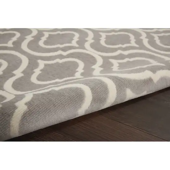 Gray Moroccan Power Loom Area Rug Photo 9