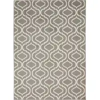 Photo of Gray Moroccan Power Loom Area Rug