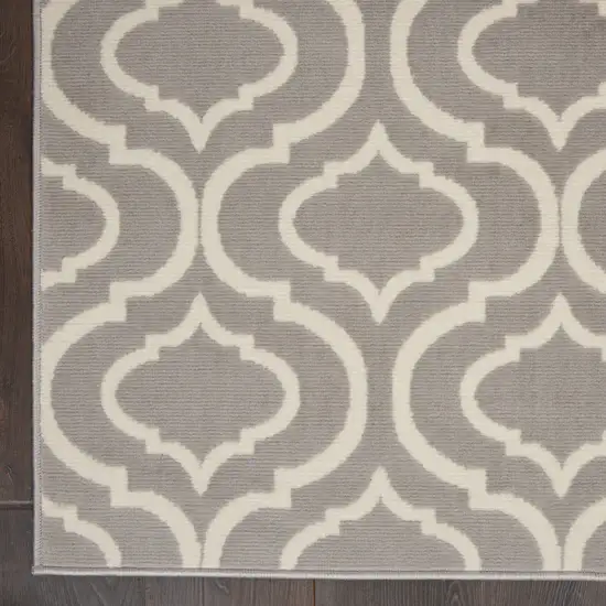 Gray Moroccan Power Loom Area Rug Photo 7