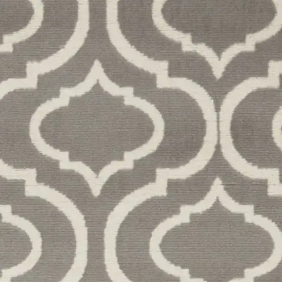 Gray Moroccan Power Loom Area Rug Photo 3