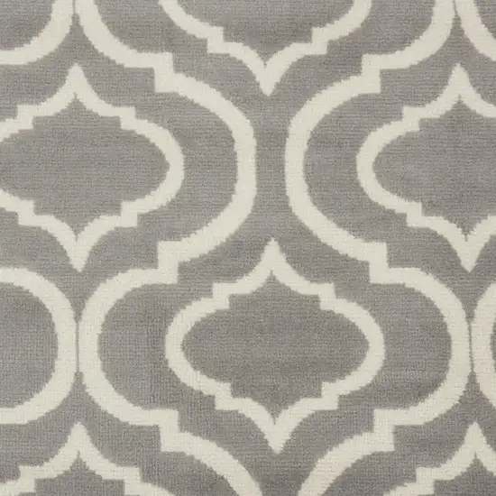 Gray Moroccan Power Loom Area Rug Photo 9