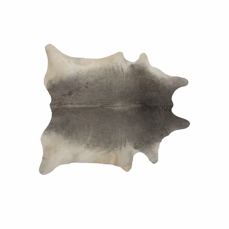 Gray Natural Cowhide Area Rug Photo 1
